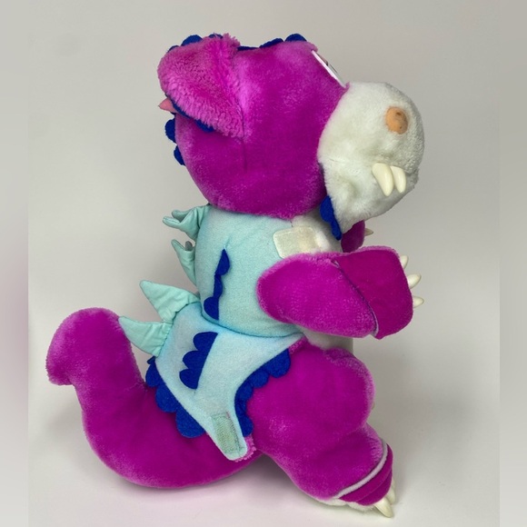 2/$30 Vintage 1987 Hasbro Be Mores dinosaur plush - Picture 6 of 7